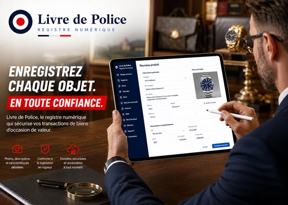 Un professionnel consulte son registre numérique pendant la formation